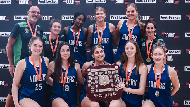 The successful Lake Ginninderra College girls team from 2022.