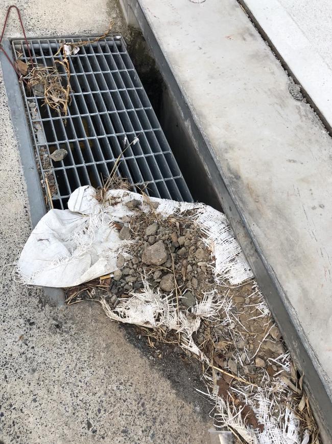 Sediment and debris being washed into the water system contributed to low dissolved oxygen levels in the Parramatta River. Picture: Supplied