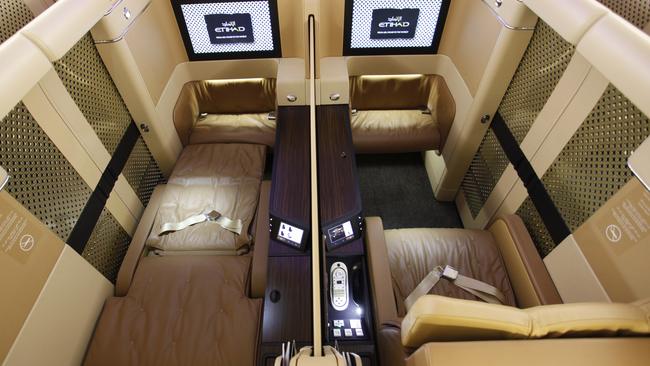 Etihad first class suites (supplied by Etihad)