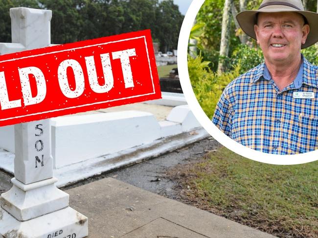 Sold out Hervey Bay cemetery story