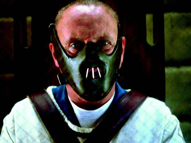 Undated. Actor Anthony Hopkins as Hannibal Lecter in scene from the film 'Red Dragon'.