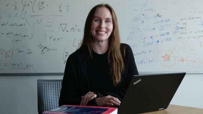 Ashlee Caddell, a doctoral student in astrophysics at the University of Queensland.