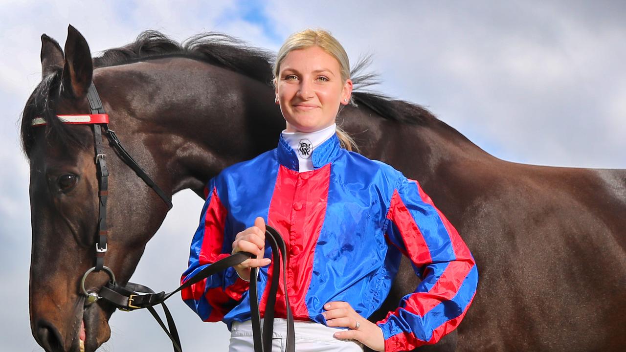 Melbourne Cup Jockey Jamie Kah and horse Prince of Arran at Werribee international Stables.