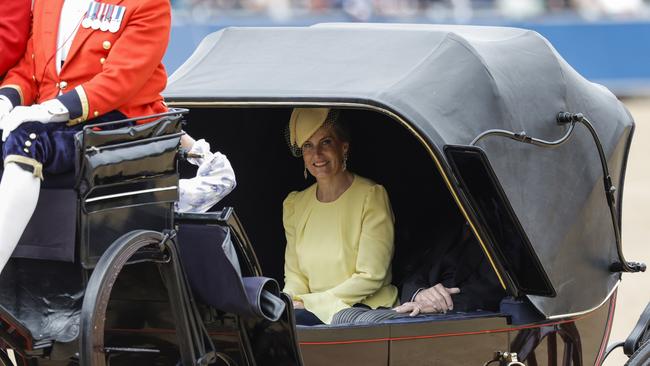 Sophie, the Duchess of Edinburgh during Trooping the Colour. Picture: Getty