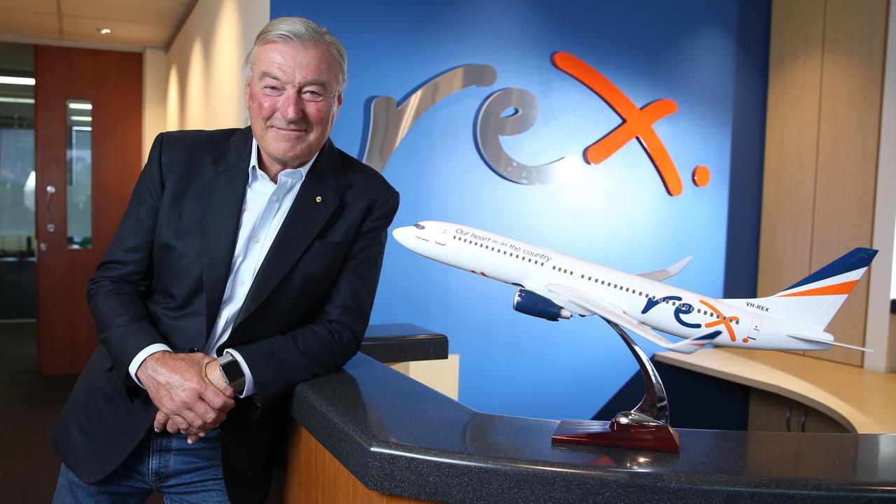 Rex deputy chairman John Sharp alleges both Qantas and Virgin Australia have flooded the market with additional flights. Picture: Britta Campion/The Australian