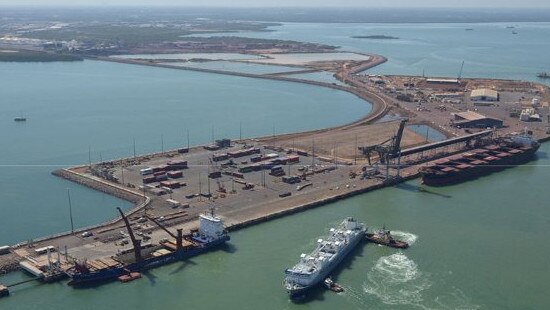 Landbridge, the lease holders of the Port of Darwin, says the move to have the lease reviewed is scaring off investors and derailing its plans to invest $155m over the next 20 years to expand the port’s export capacities. Picture: Supplied