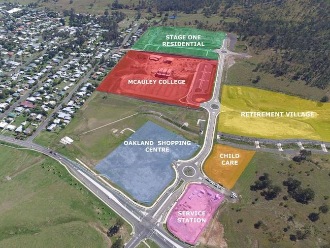 The new Oakland Village retirement community is part of the wider Oakland Estate, which features a shopping centre and parklands within easy walking distance. Photo: Supplied
