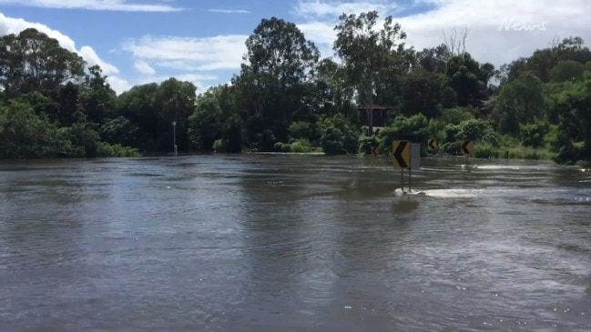 Youngs Crossing Road floods