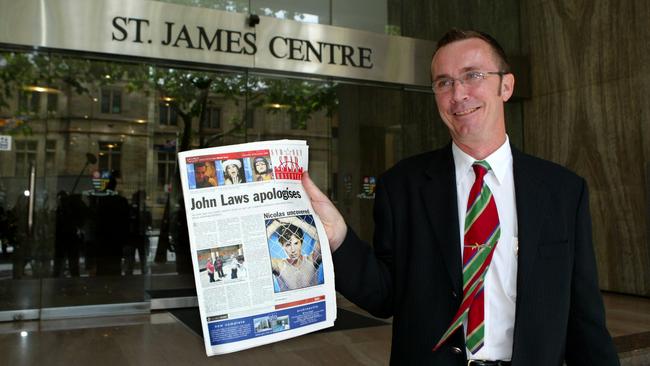 Litigious activist Gary Burns in 2004. Picture: Ross Hodgson