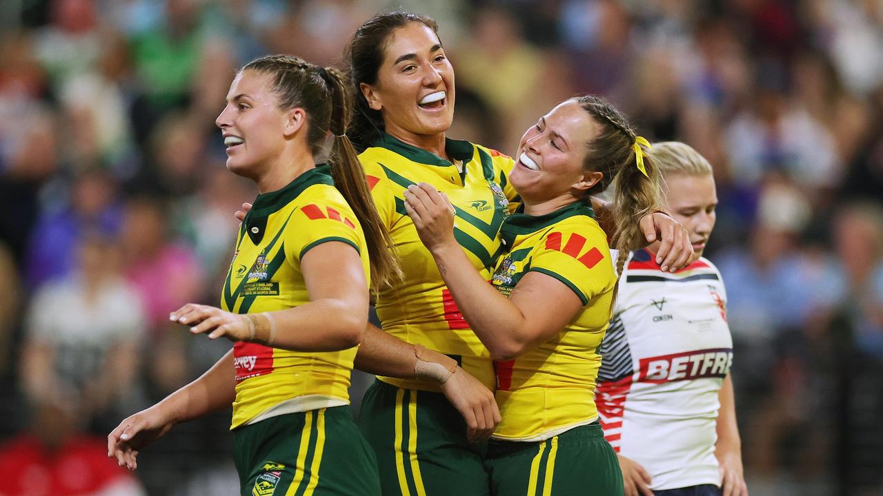 The Jillaroos absolutely demolished England. (Photo by Ezra Shaw/Getty Images)