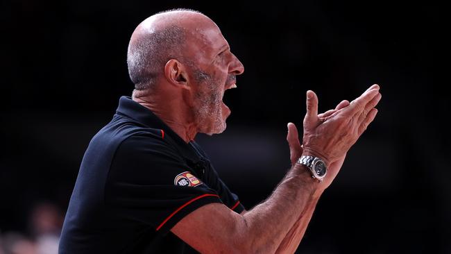 Andrew Bogut doubts if Brian Goorjian will coach in the NBL again. Picture: Getty Images