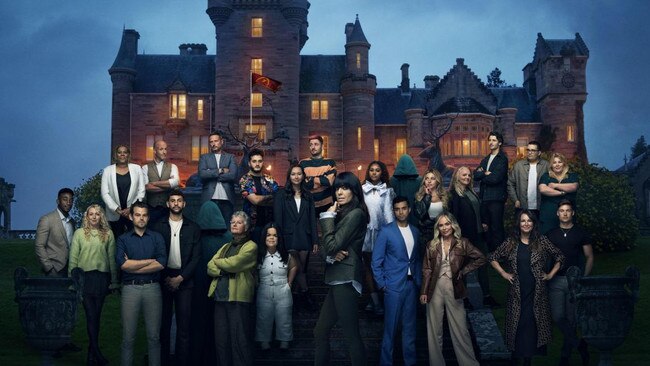 Just five of the 22 contestants remained at the end of the The Traitors series. Picture: BBC/The Times
