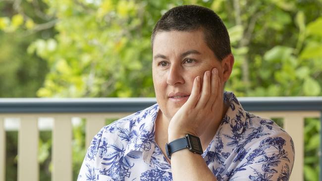 Larissa Rowbotham has beaten bowel cancer but now faces liver cancer. Tuesday, October 25, 2022. Picture: Nev Madsen.