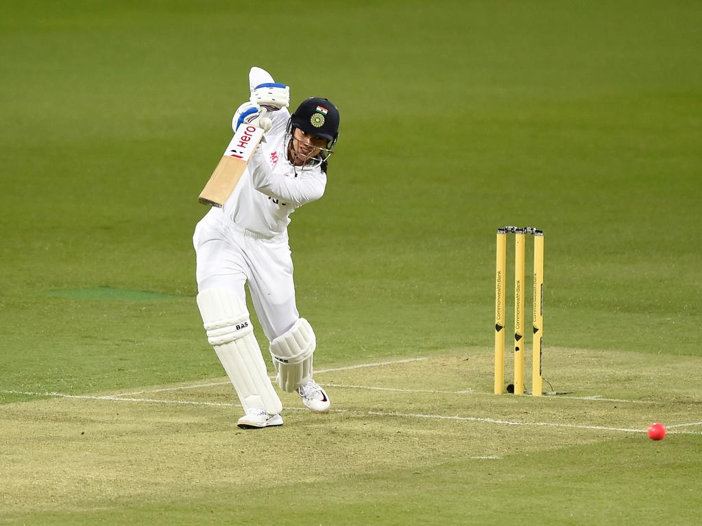 Smriti Mandhana cracked her maiden Test century. Picture: Getty Images