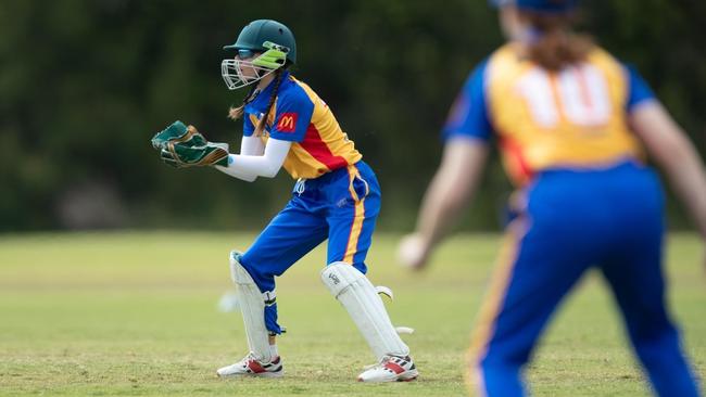 Newcastle representative wicketkeeper Laura Knipe. Photo: supplied.