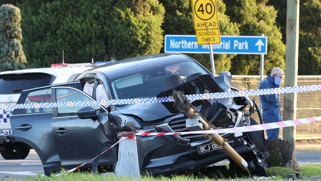 Scene of a shooting in Fawkner. Picture: David Crosling