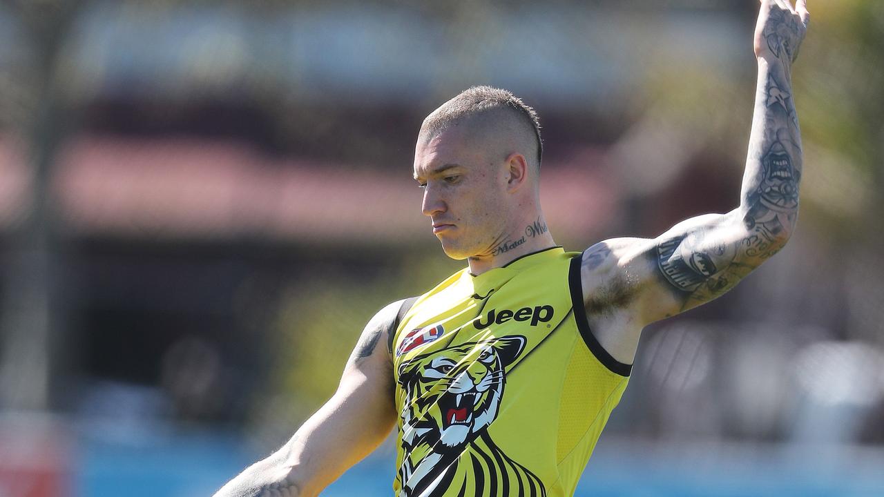 KFC SuperCoach will continue with big guns like Dustin Martin during a 17-game season. Picture: Michael Klein.