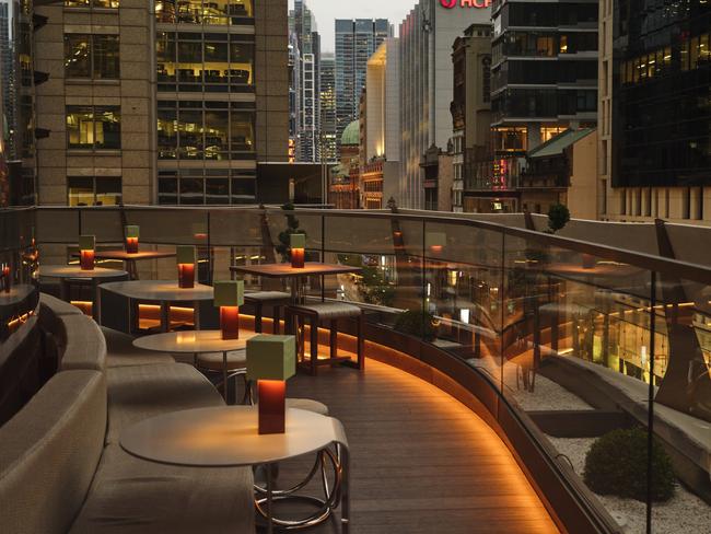 JoJi is a Japanese-inspired rooftop bar on top of the Cartier store in Sydney’s CBD.