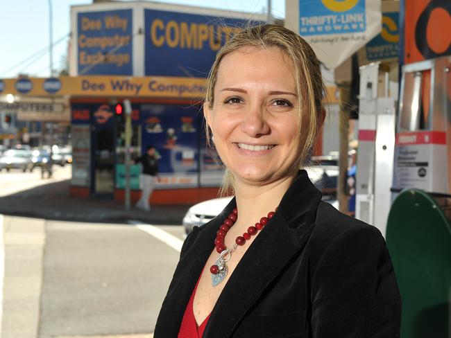 Former<span id="U323823991524kkG" style="letter-spacing:0.028em;"> Warringah Chamber of Commerce president Wendy Finianos.</span>