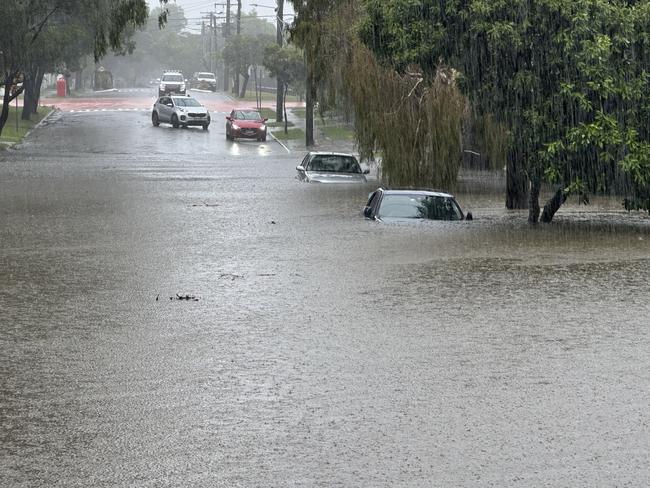 Edmonstone St at Newmarket, in Brisbane's inner north.