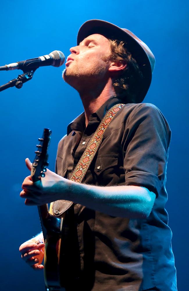 Wesley Schultz performing at Byron Bluesfest in 2013. Picture: Jane Dempster.