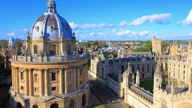 Oxford University in England.