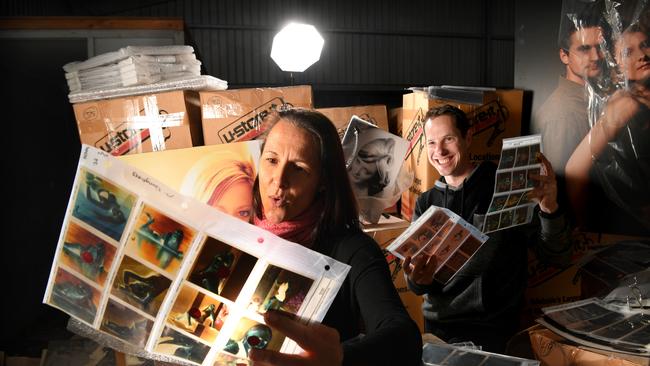 Photographer Craig James and business partner Valerie Oak has all the old negatives from the now defunct Studio 2000 company. Picture: Tricia Watkinson