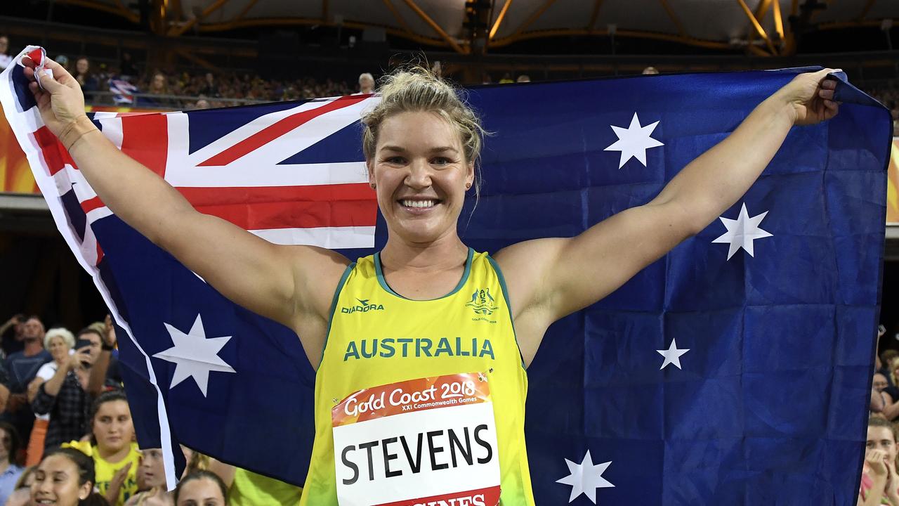 Dani Stevens is back competing following a spinal injury. Picture: AAP Image