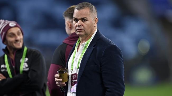 Anthony Seibold. NRL-R 21  Sydney Roosters v Manly Sea Eagles at Allianz Stadium . Picture: NRL Photos/Gregg Porteous