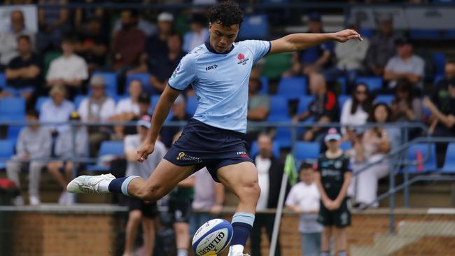 Talen Risati was one of the stars of the match against the Brumbies. Pictures: Karen Watson/Rugby Australia