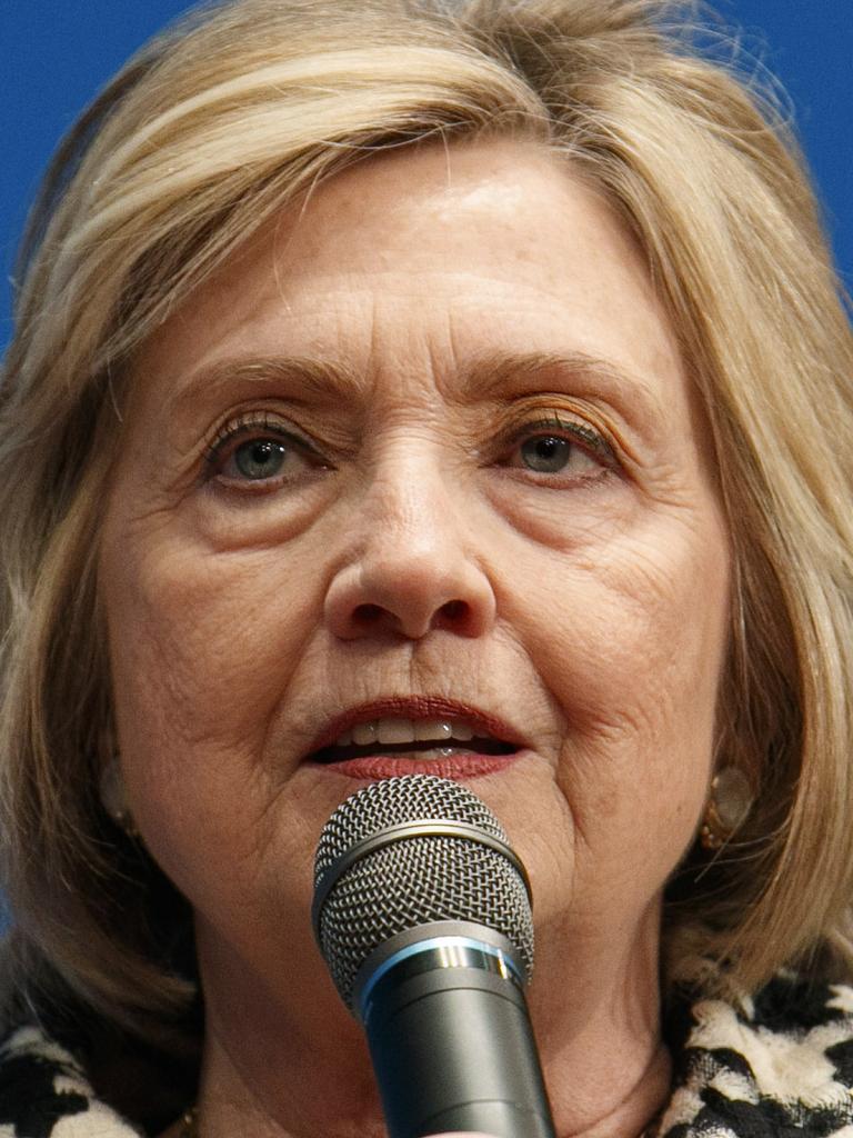Former US First Lady Hillary Clinton. Picture: AP