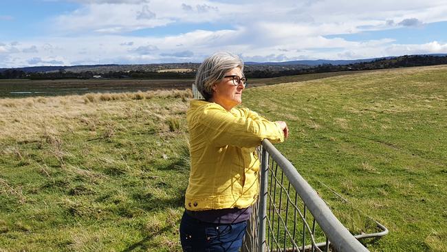 East Coast Alliance president Anne Held at Cambria Green. Locals now have no idea what is planned. For Charles Wooley's col.