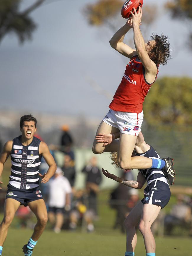 Norwood and Cameron Shenton rose to the occasion. Picture Dean Martin