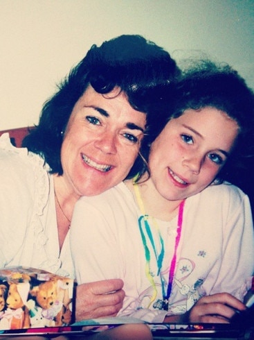 A young Georgia Love with her beautiful mum, Belinda.