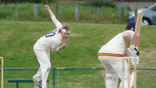 Thomas Neate took two wickets. Picture: Valeriu Campan