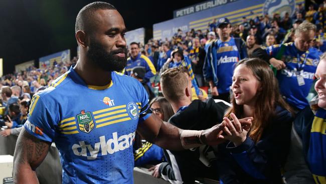 Radradra will say goodbye to Parramatta. Picture: Gregg Porteous