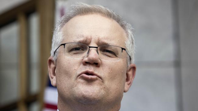 Scott Morrison in Canberra on Friday. Picture: Gary Ramage