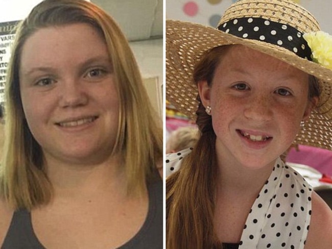 Lindsay German, 14 and Abigail Williams, 13, were found dead in woods at Delphi Historic Trails in Indiana. Picture: Facebook