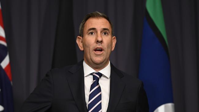 Federal Treasurer Jim Chalmers at Parliament House in Canberra. Picture: NewsWire / Martin Ollman