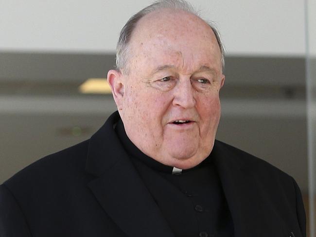 Archbishop Philip Wilson leaves the Newcastle Local Court in Newcastle, Tuesday, May 22, 2018. The Adelaide Archbishop has been found guilty of concealing historical child sexual abuse. (AAP Image/Peter Lorimer) NO ARCHIVING