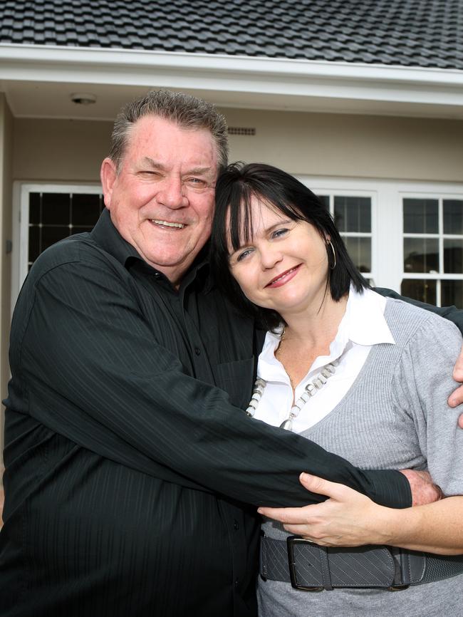 Former SA real estate developers Myles and Cathy Jayne Pearce when they were married.