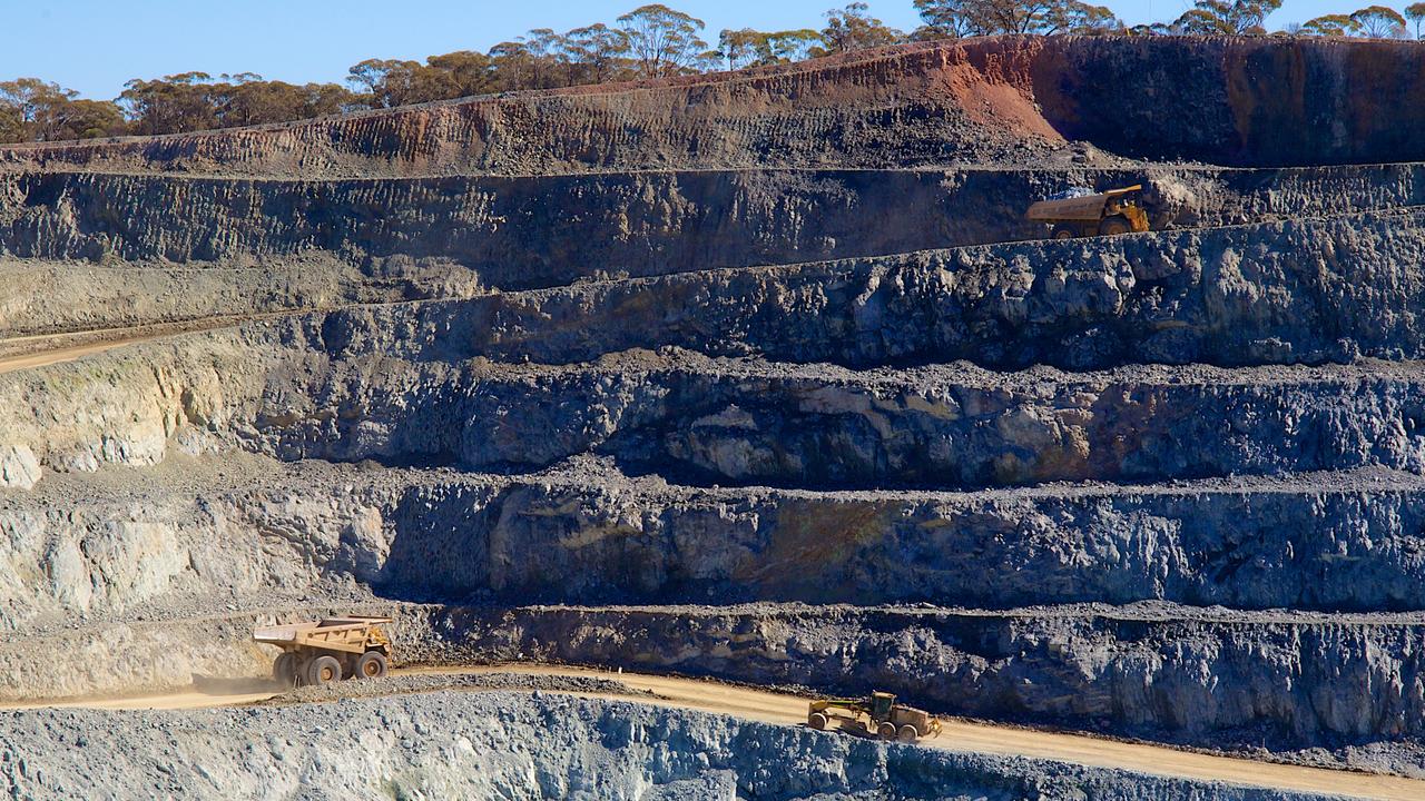 Mineral Resources’ Mt Marion lithium mine southwest of Kalgoorlie in Western Australia.