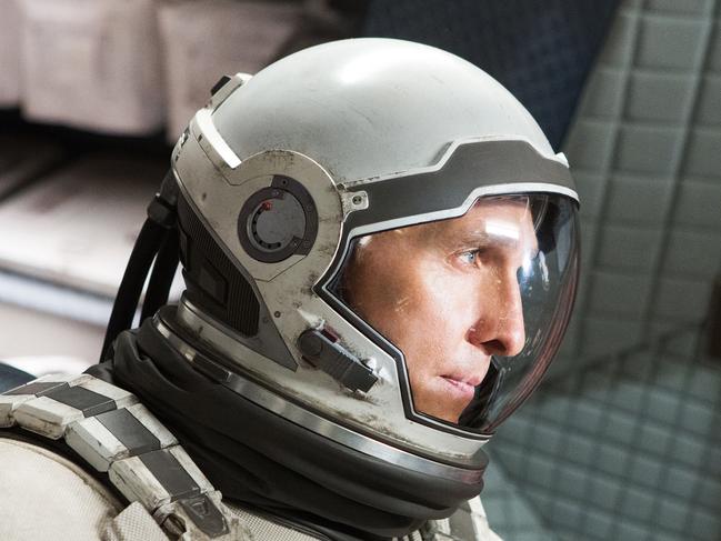 This photo released by Paramount Pictures shows, Matthew McConaughey, in a scene from the film, '"Interstellar," from Paramount Pictures and Warner Brothers Pictures, in association with Legendary Pictures. (AP Photo/Paramount Pictures, Melinda Sue Gordon)