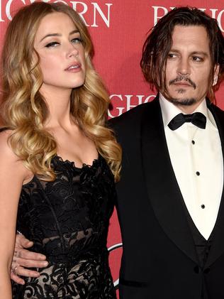 Amber Heard and Johnny Depp. Picture: Getty