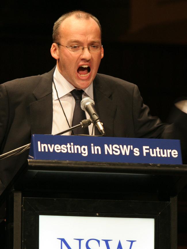 A passionate speech as assistant secretary in 2005.