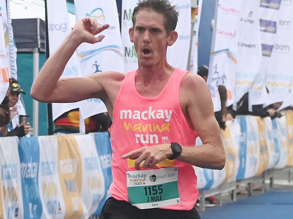 Toby’s father Justin Rule at Mackay Marina Run Sunday 4 June 2023 Picture: Michaela Harlow