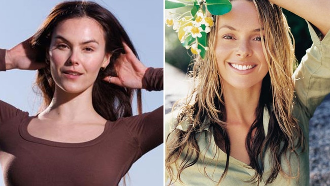 It wasn’t until Lotus, left, found an old portfolio of her mums, right, that she realised Alison had been a top model. Pictures: David Swift/Supplied