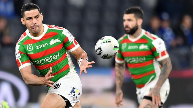 Cody Walker (L) and Adam Reynolds (R) built a formidable combination at Souths. Picture: Gregg Porteous/NRL Photos