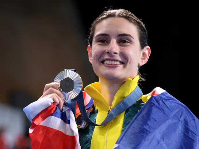 Maddison Keeney took silver in the diving. Picture: Adam Pretty/Getty Images