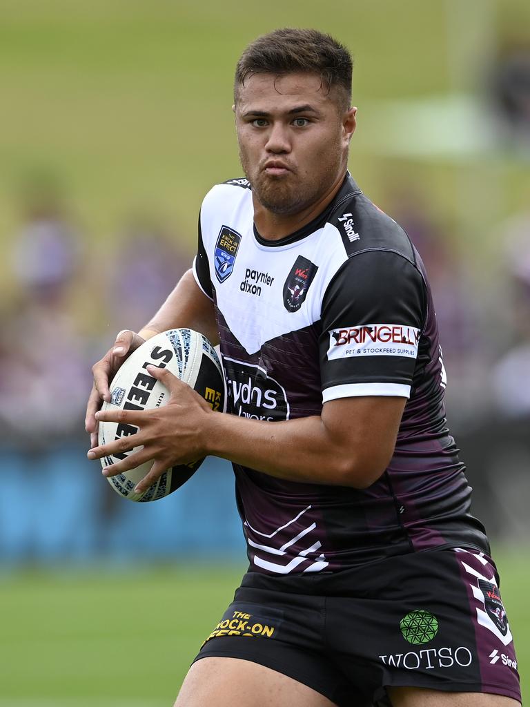 Josh Schuster was stuck in reserve grade at Manly. Credit: NRL Images.